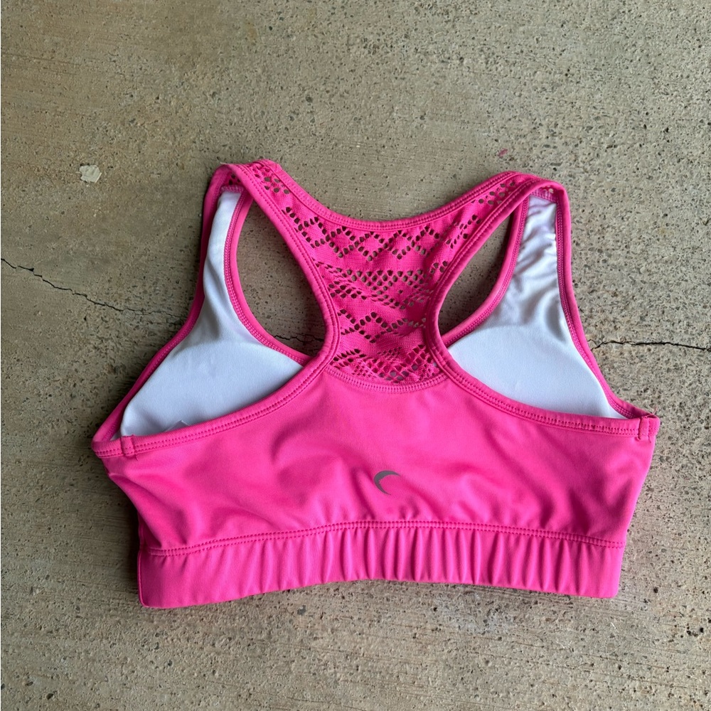 ZYIA Pink Racerback Sports Bra Intimates - Picture 3 of 3